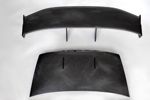 Load image into Gallery viewer, ASM I.S.Design Carbon Rear Wing GT-09 + Special Carbon Trunk Set
