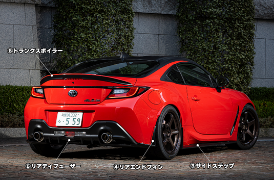 Max Orido GR86 Full Aero Kit (Unpainted)